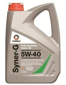 Масло мот. синт. COMMA Syner-G 5W40,4л